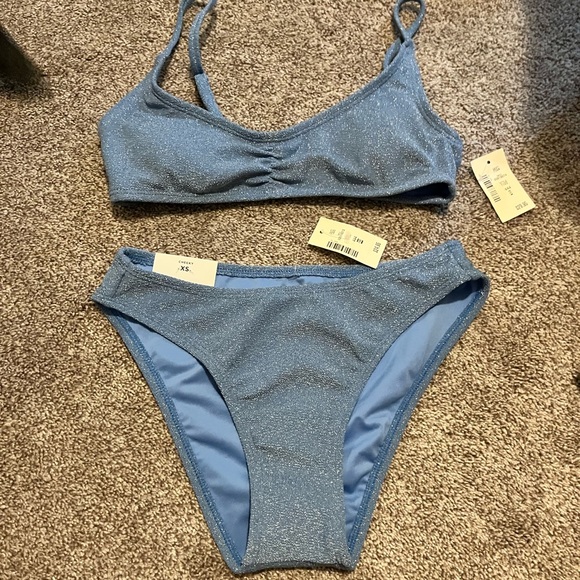 Swim Sparkling Blue Bikini Poshmark